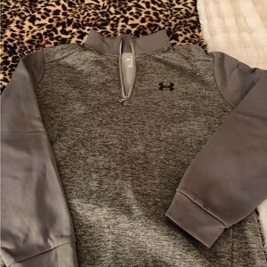 Jordan Men’s Gray Heather Quarter-Zip Sweater